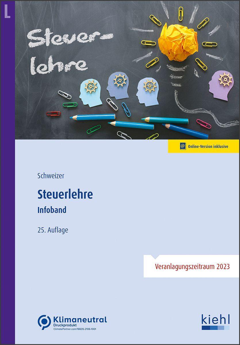 Vorderes Coverbild Steuerlehre Infoband