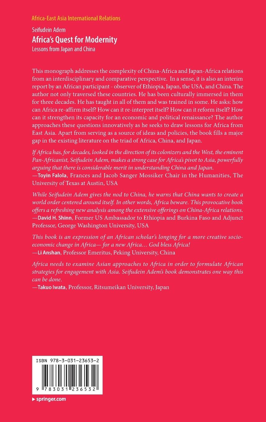 Rückseitencover Africa's Quest for Modernity