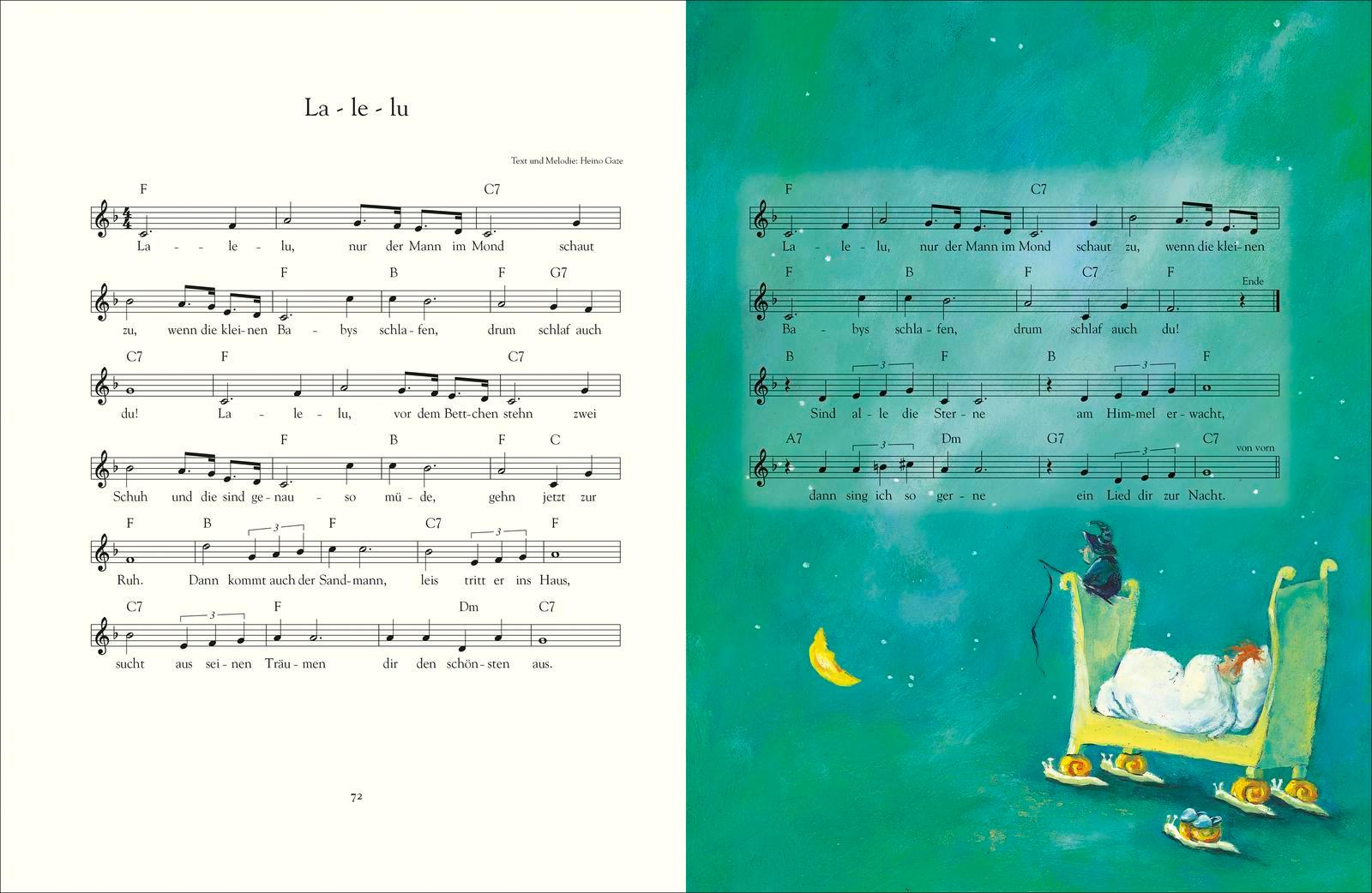 Beispielinhalt (Bild) Das Liederbuch