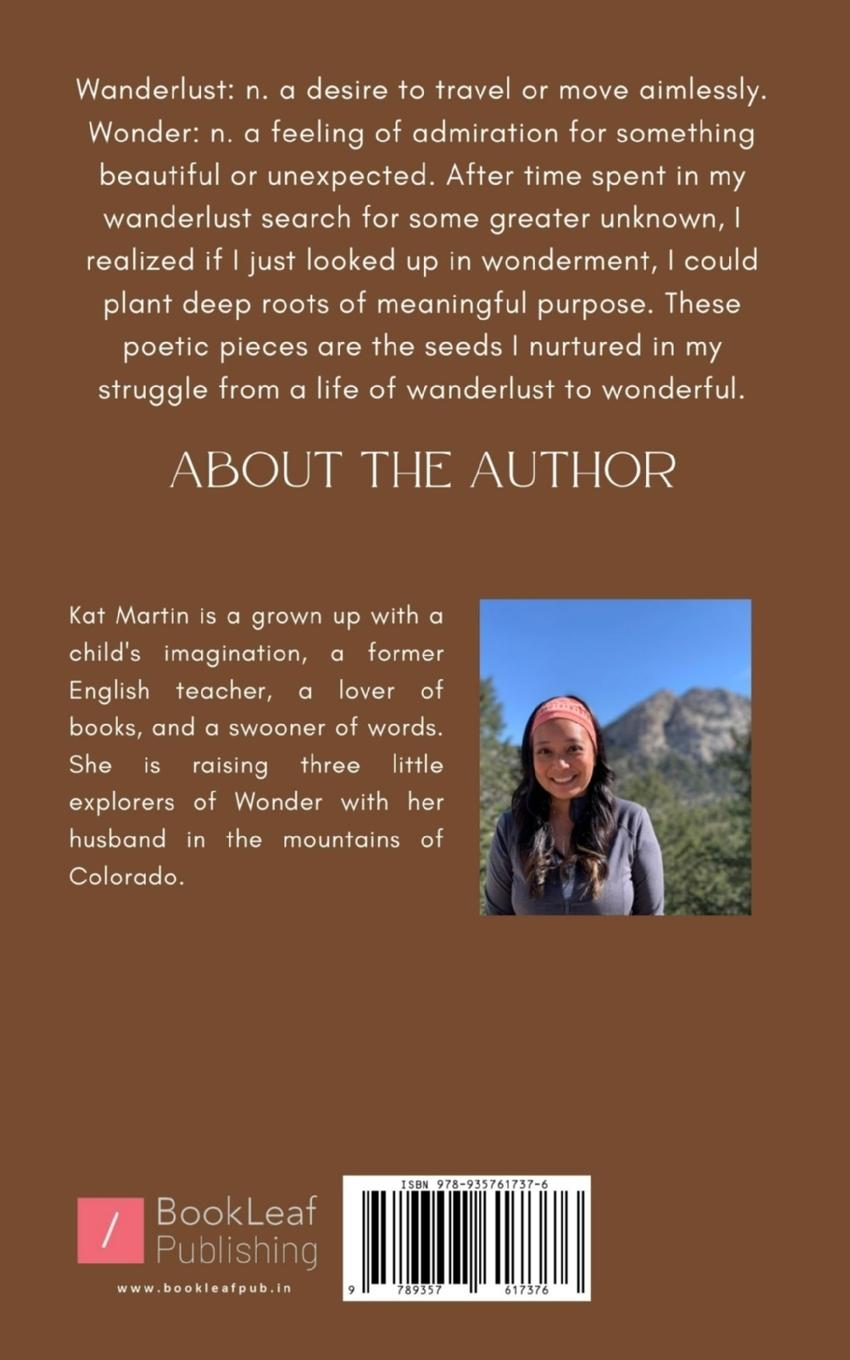 Rückseitencover Wanderlust to Wonderful