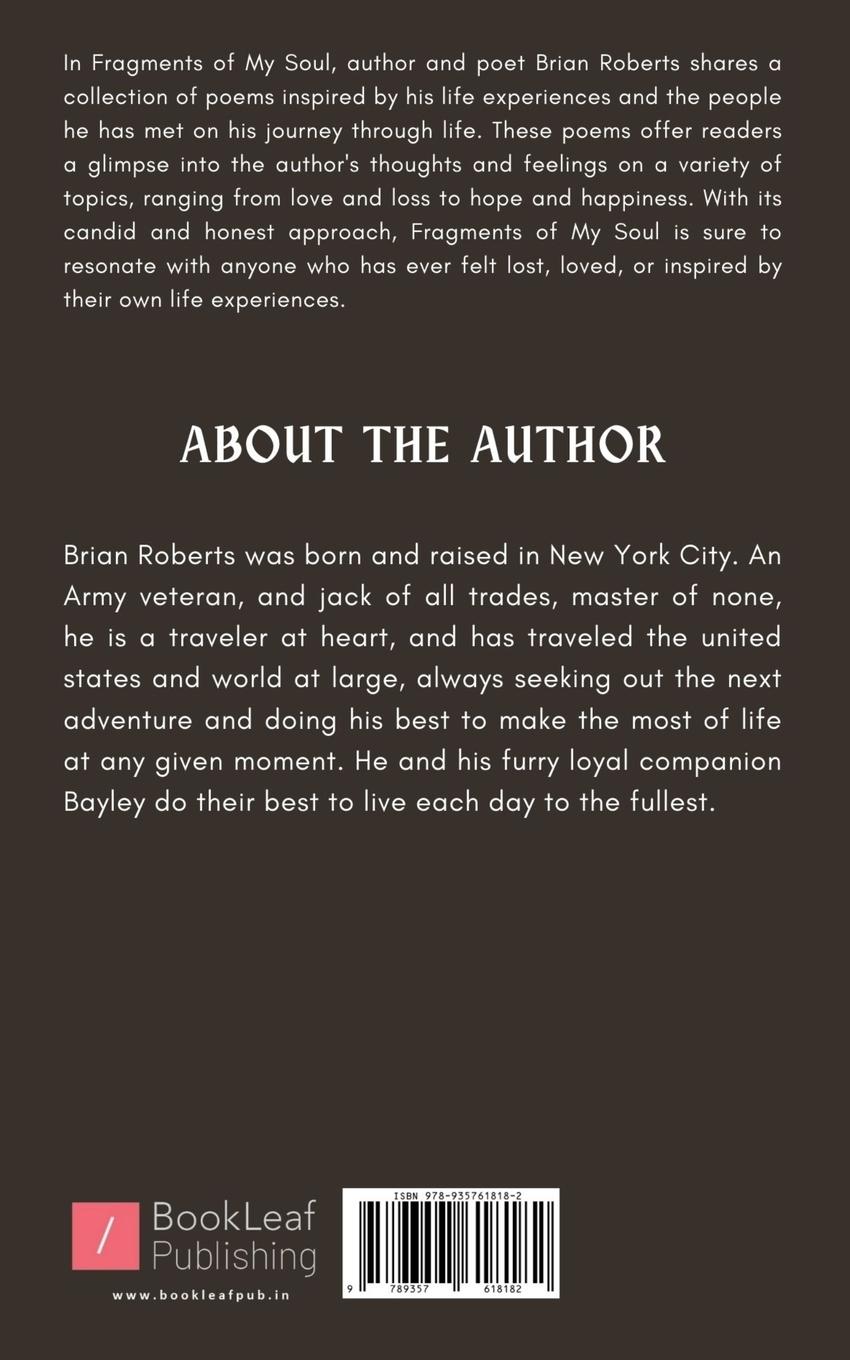 Rückseitencover Fragments of My Soul