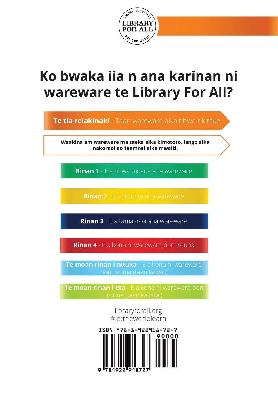 Rückseitencover Opposites - Kaaitaraana (Te Kiribati)
