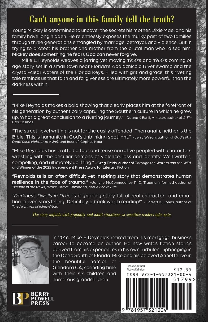 Rückseitencover Darkness Dwells in Dixie