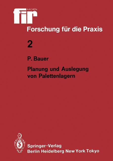 Vorderes Coverbild Planung und Auslegung von Palettenlagern