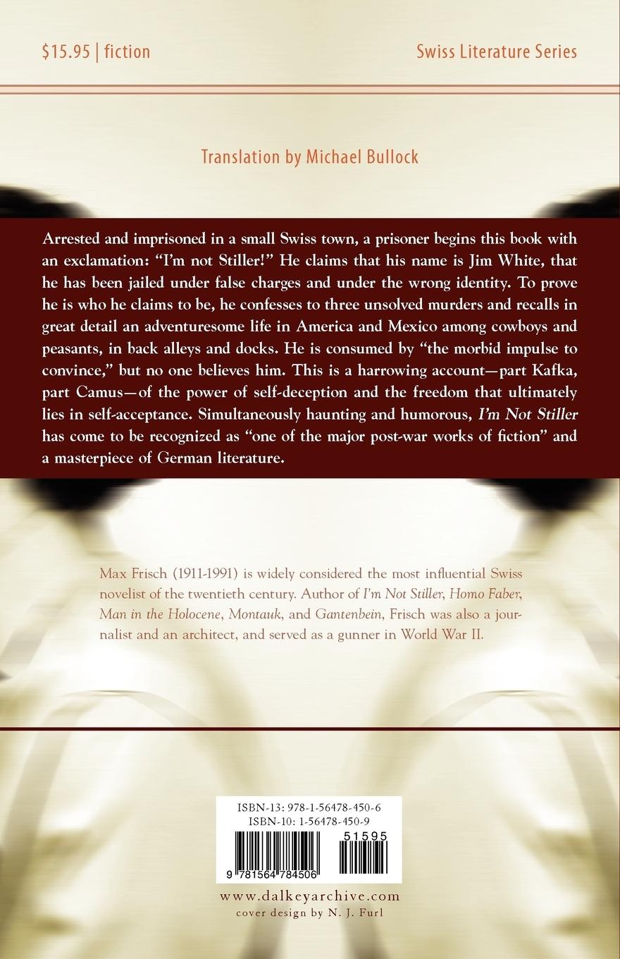 Rückseitencover I'm Not Stiller