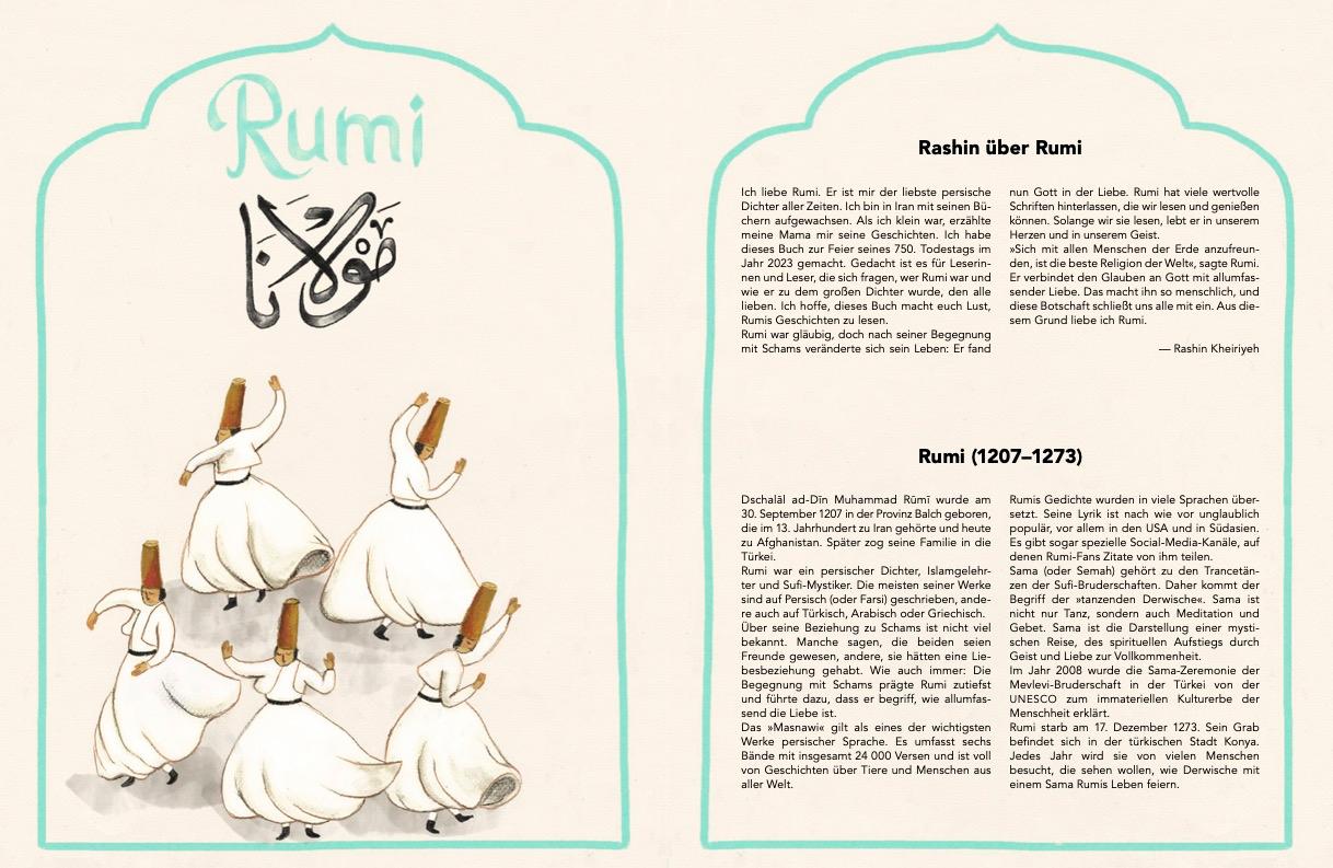 Beispielinhalt (Bild) Rumi. Dichter der Liebe