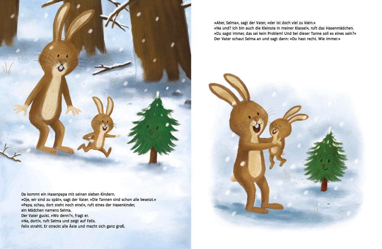 Beispielinhalt (Bild) Das Tännchen Felix