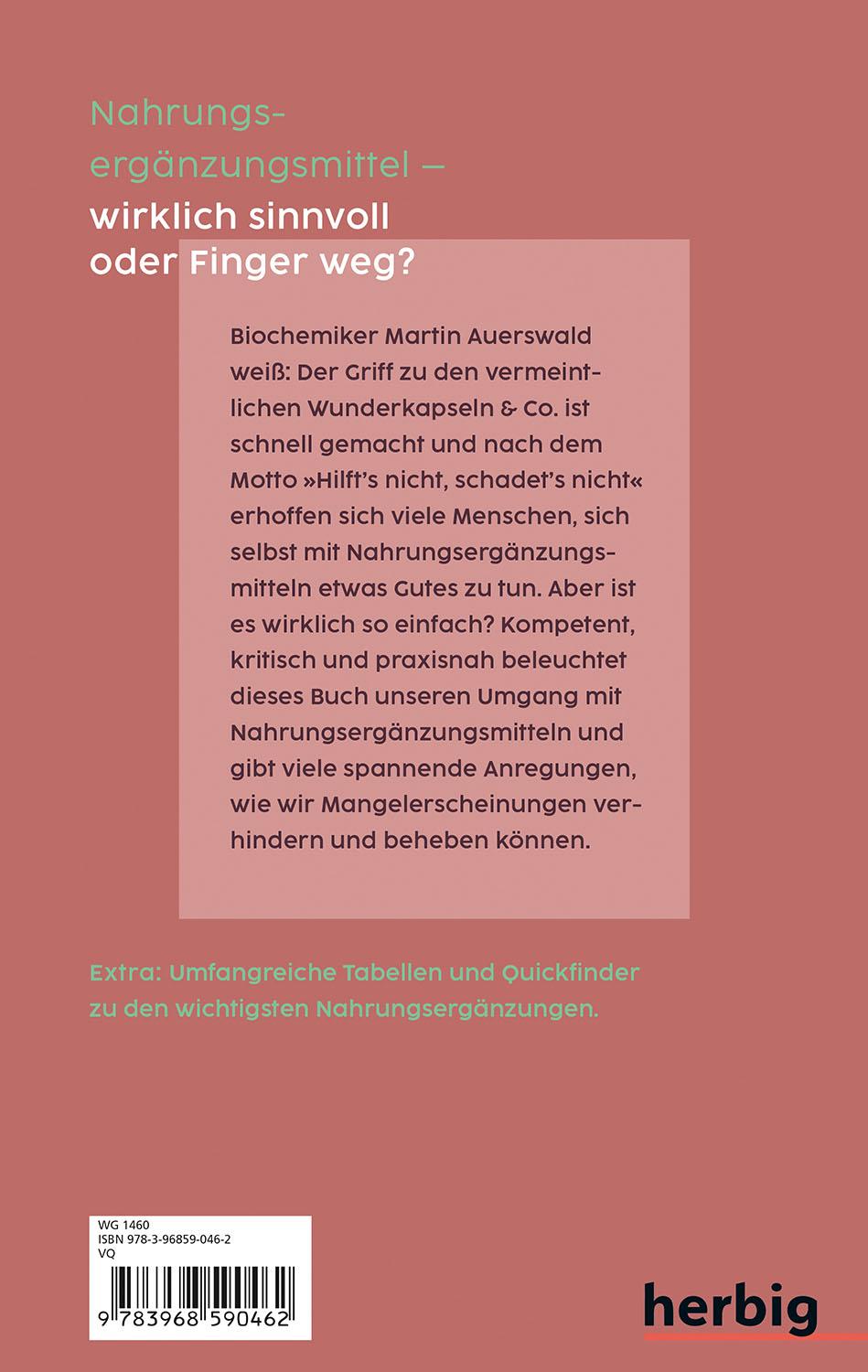 Beispielinhalt (Bild) Fakten-Check Nahrungsergänzungsmittel - Welche Nährstoffe, Vitalstoffe und Extrakte wirklich sinnvoll sind