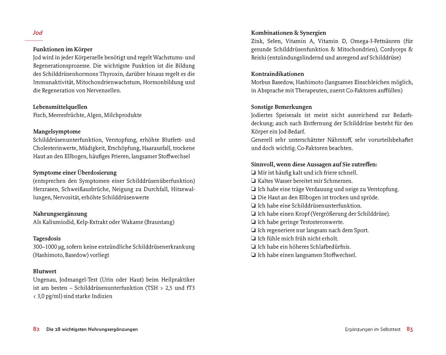 Beispielinhalt (Bild) Fakten-Check Nahrungsergänzungsmittel - Welche Nährstoffe, Vitalstoffe und Extrakte wirklich sinnvoll sind