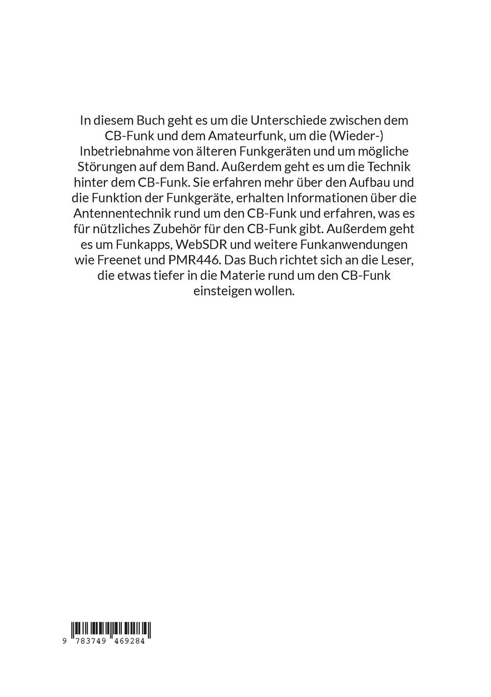 Rückseitencover CB-Funktechnik