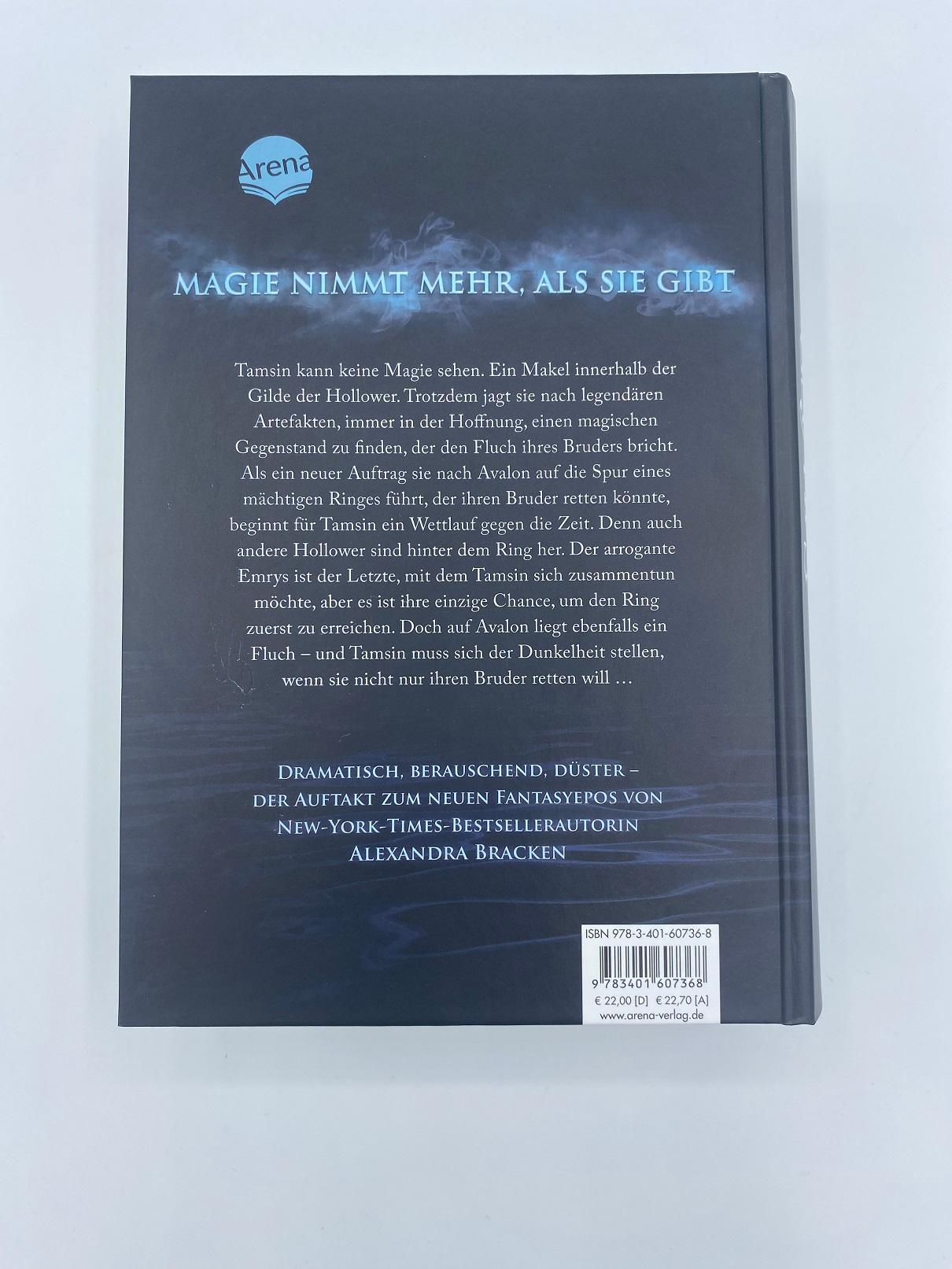 Rückseitencover Silver in the Bone. Brich den Fluch, bevor der Fluch dich bricht (Die Hollower-Saga 1)