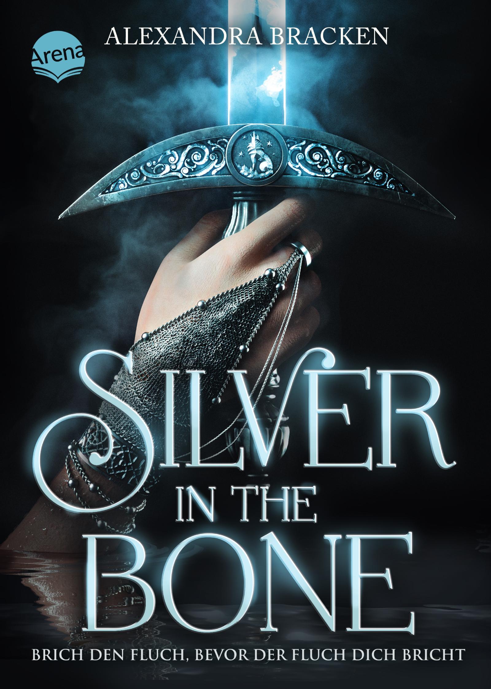 Vorderes Coverbild Silver in the Bone. Brich den Fluch, bevor der Fluch dich bricht (Die Hollower-Saga 1)