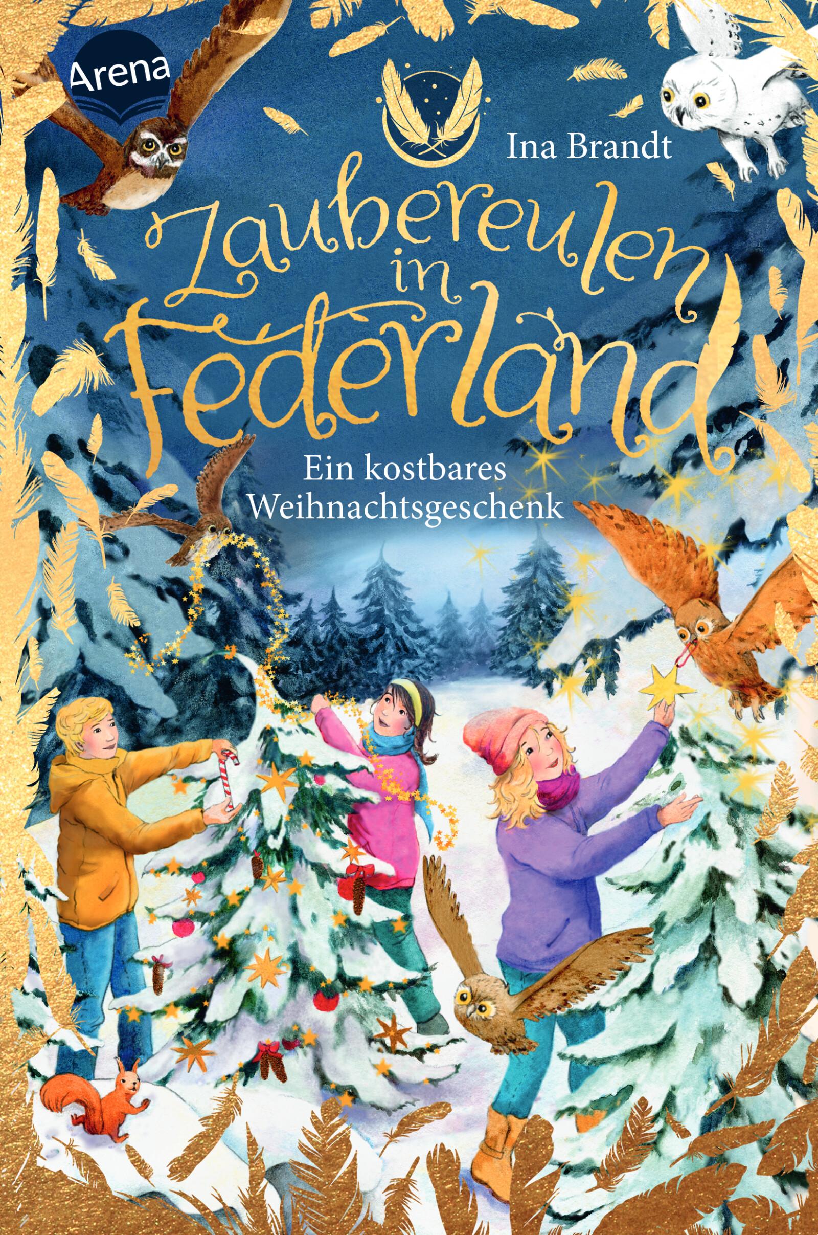 Vorderes Coverbild Zaubereulen in Federland (4). Ein kostbares Weihnachtsgeschenk