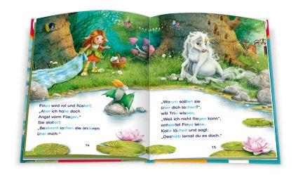 Beispielinhalt (Bild) Kleines Einhorn Funkelstern. Fliegen ist wie Zauberei