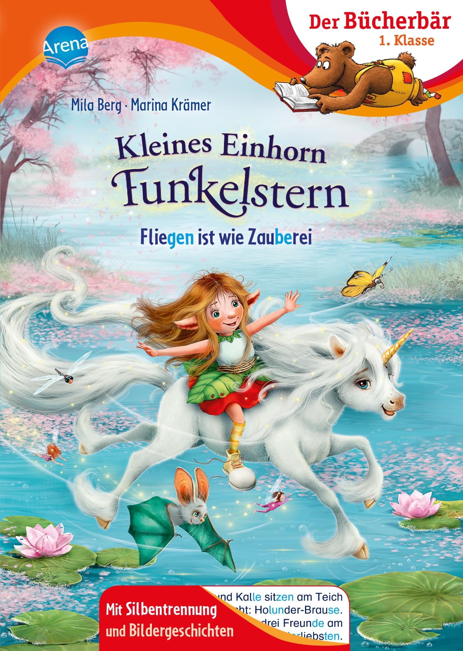 Vorderes Coverbild Kleines Einhorn Funkelstern. Fliegen ist wie Zauberei
