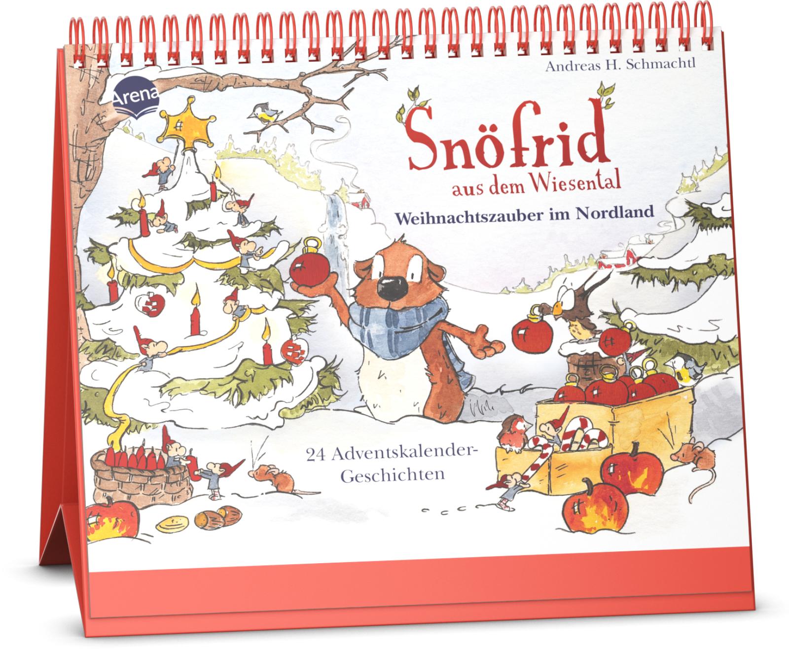 Vorderes Coverbild Snöfrid aus dem Wiesental. Weihnachtszauber im Nordland. 24 Adventskalender-Geschichten