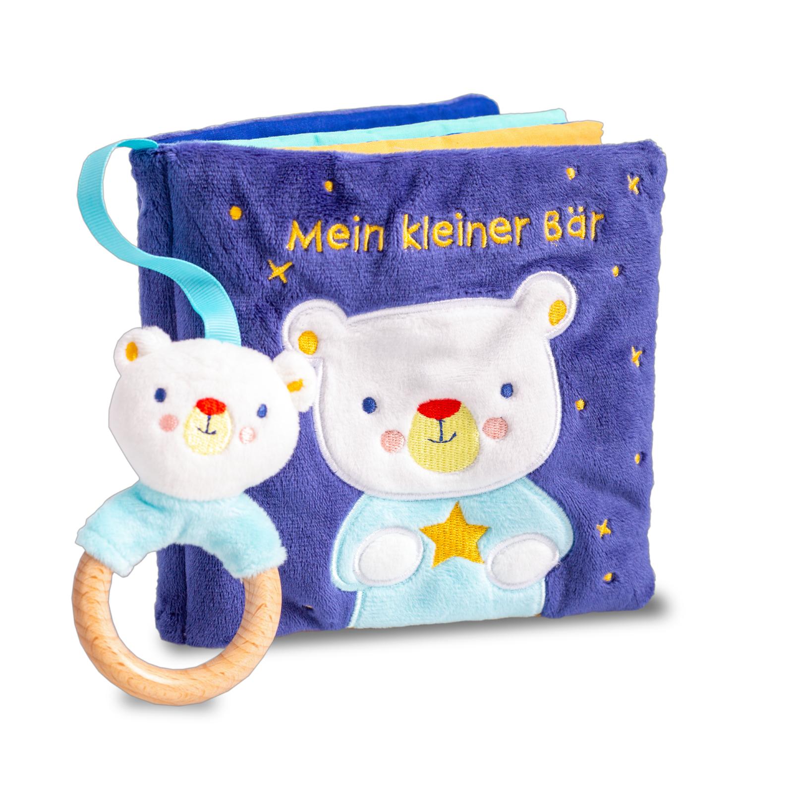 Vorderes Coverbild Mein liebstes Kuschelbuch mit echtem Holzbeißring. Mein kleiner Bär