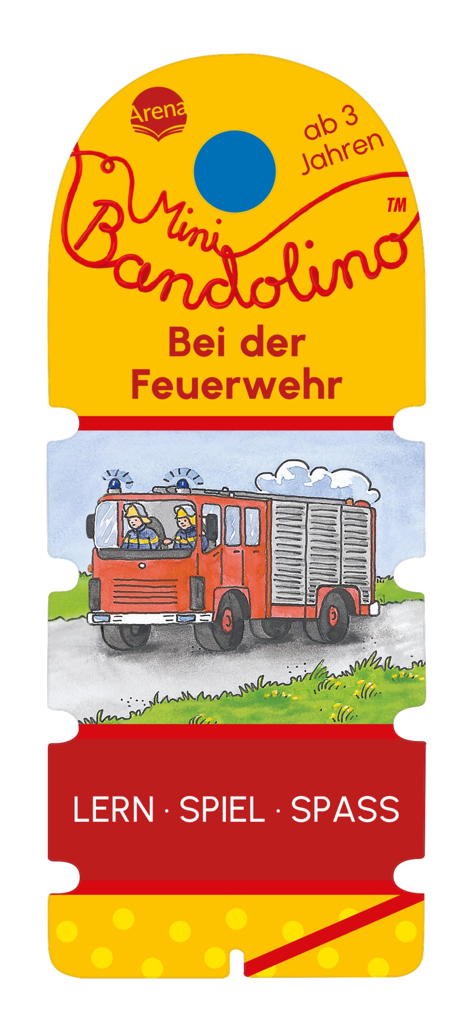 Vorderes Coverbild Mini Bandolino. Bei der Feuerwehr