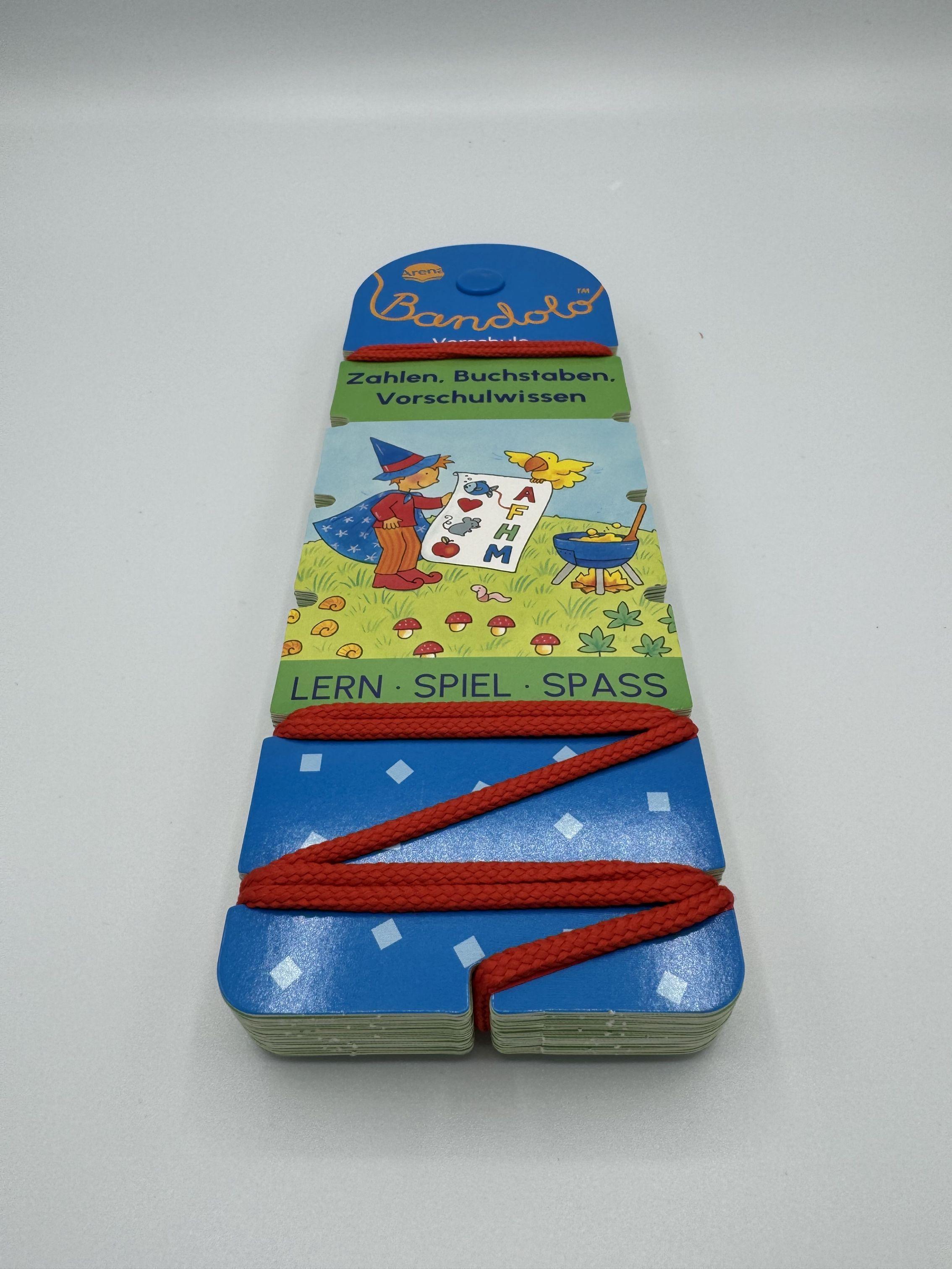 Beispielinhalt (Bild) Bandolo. Zahlen, Buchstaben, Vorschulwissen