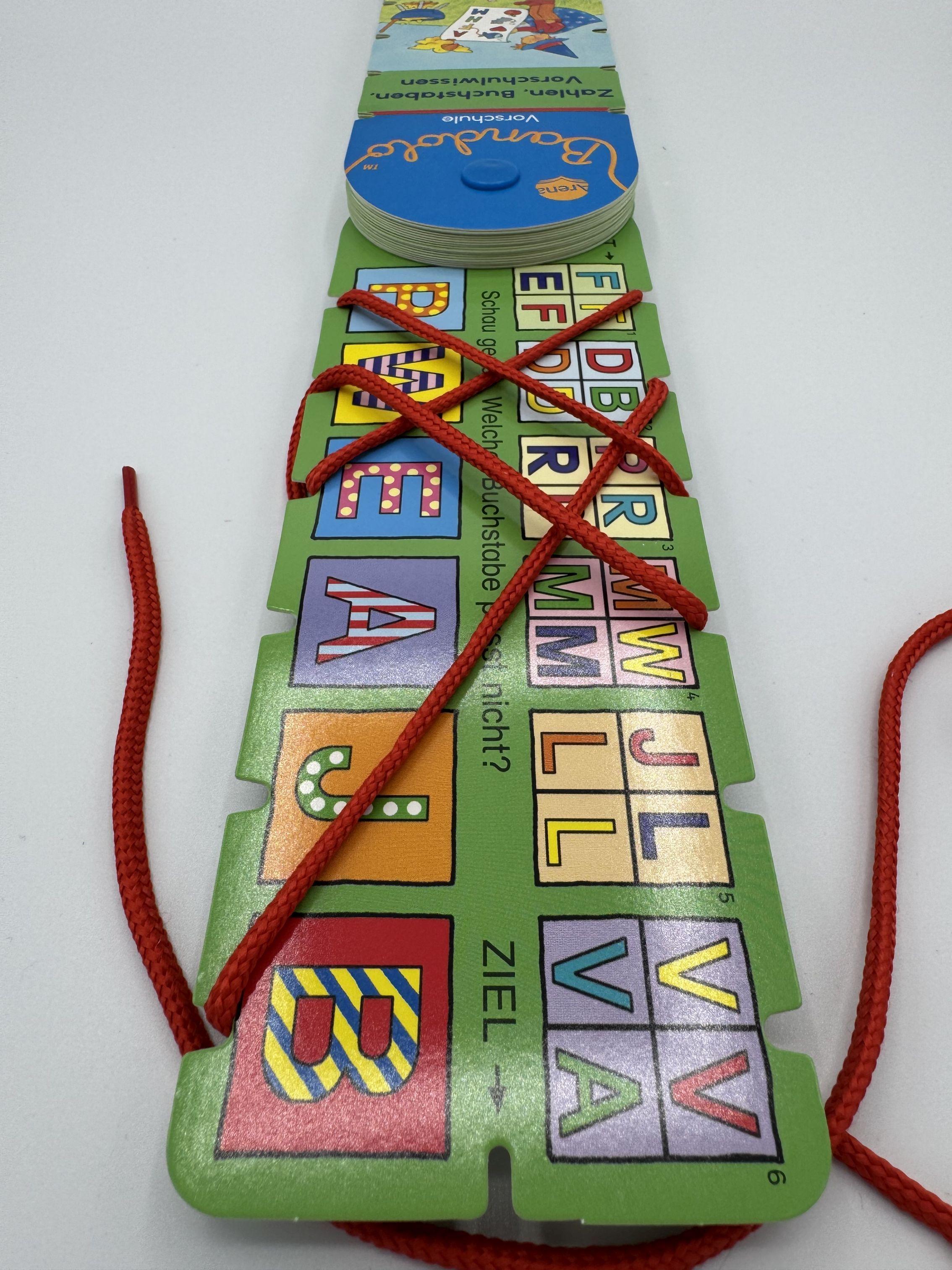 Beispielinhalt (Bild) Bandolo. Zahlen, Buchstaben, Vorschulwissen