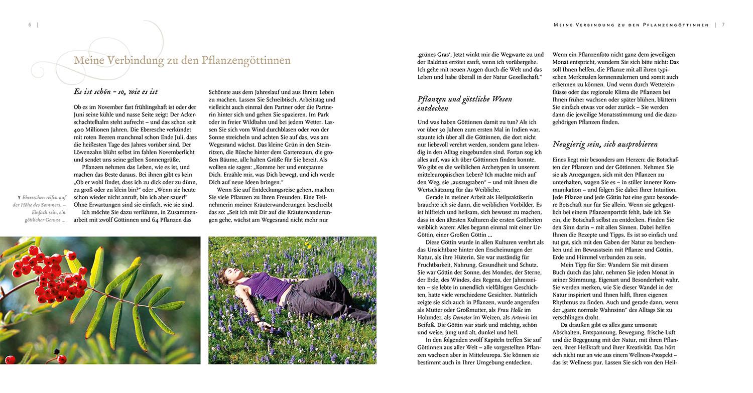 Beispielinhalt (Bild) Pflanzengöttinnen und ihre Heilkräuter