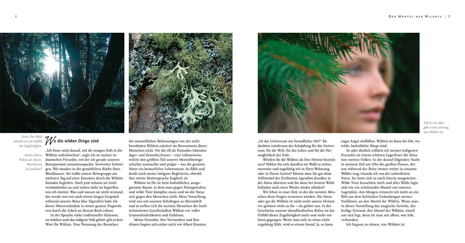 Beispielinhalt (Bild) Mit der Wildnis verbunden