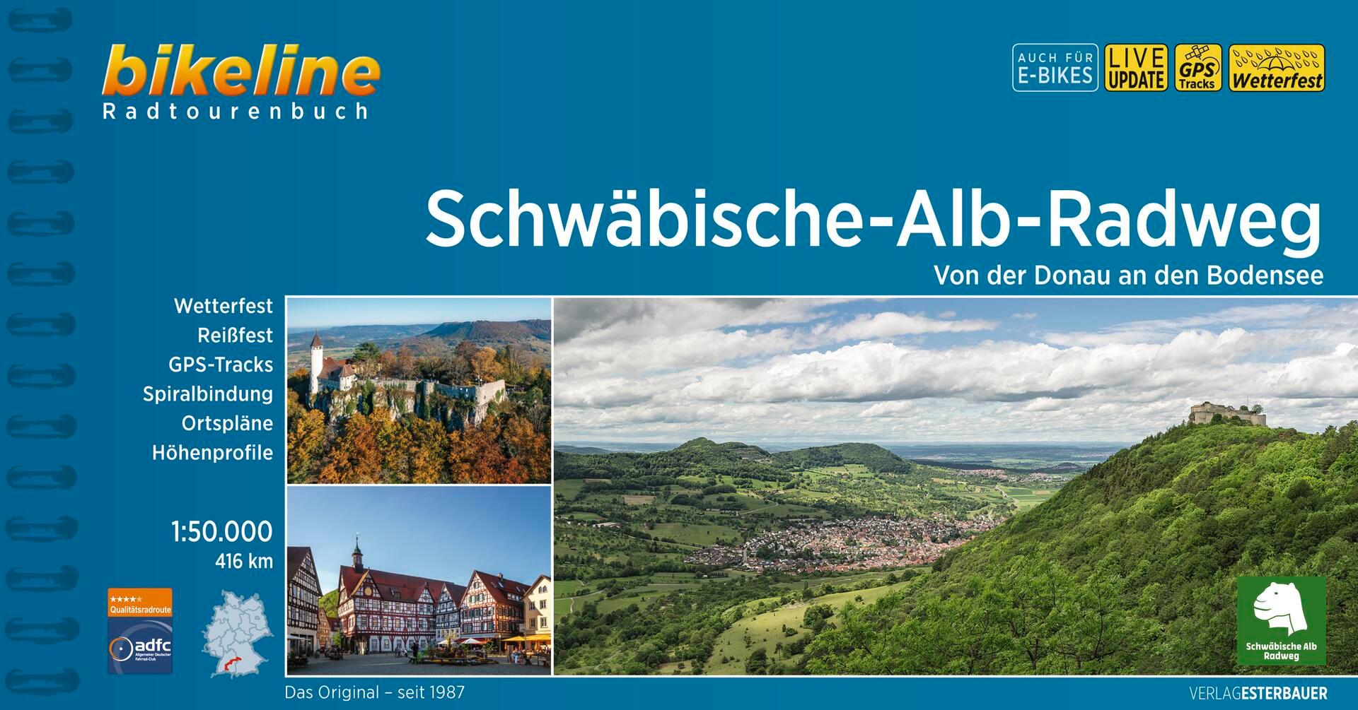 Vorderes Coverbild Schwäbische Alb Radweg