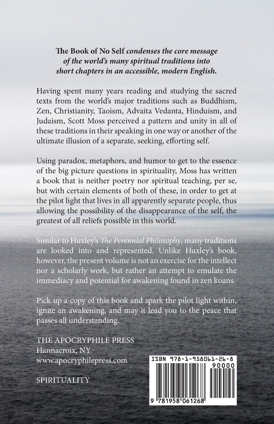Rückseitencover The Book of No Self