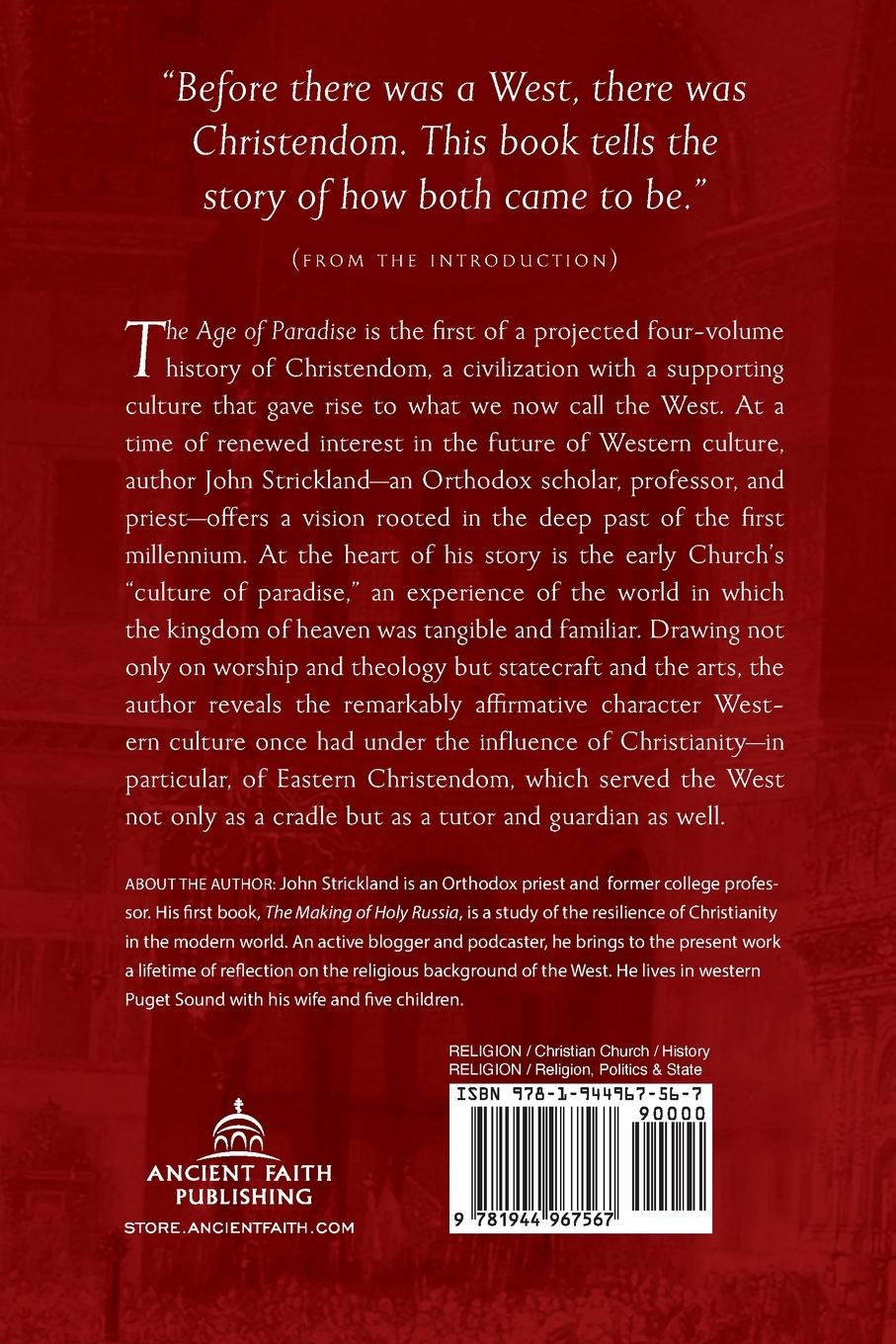 Rückseitencover The Age of Paradise