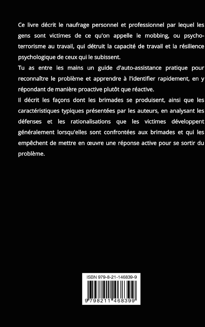 Rückseitencover Le harcèlement moral au travail