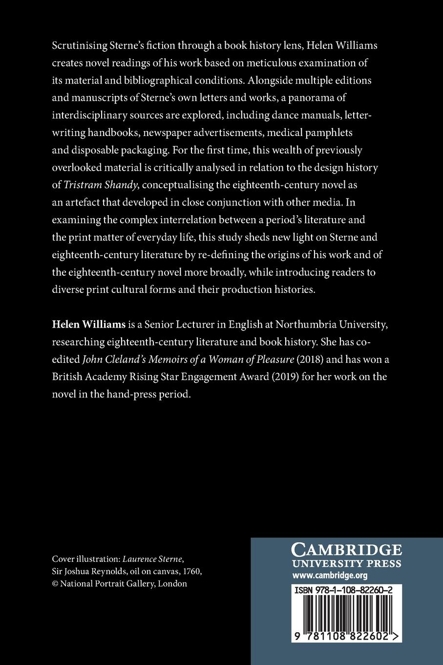 Rückseitencover Laurence Sterne and the Eighteenth-Century Book