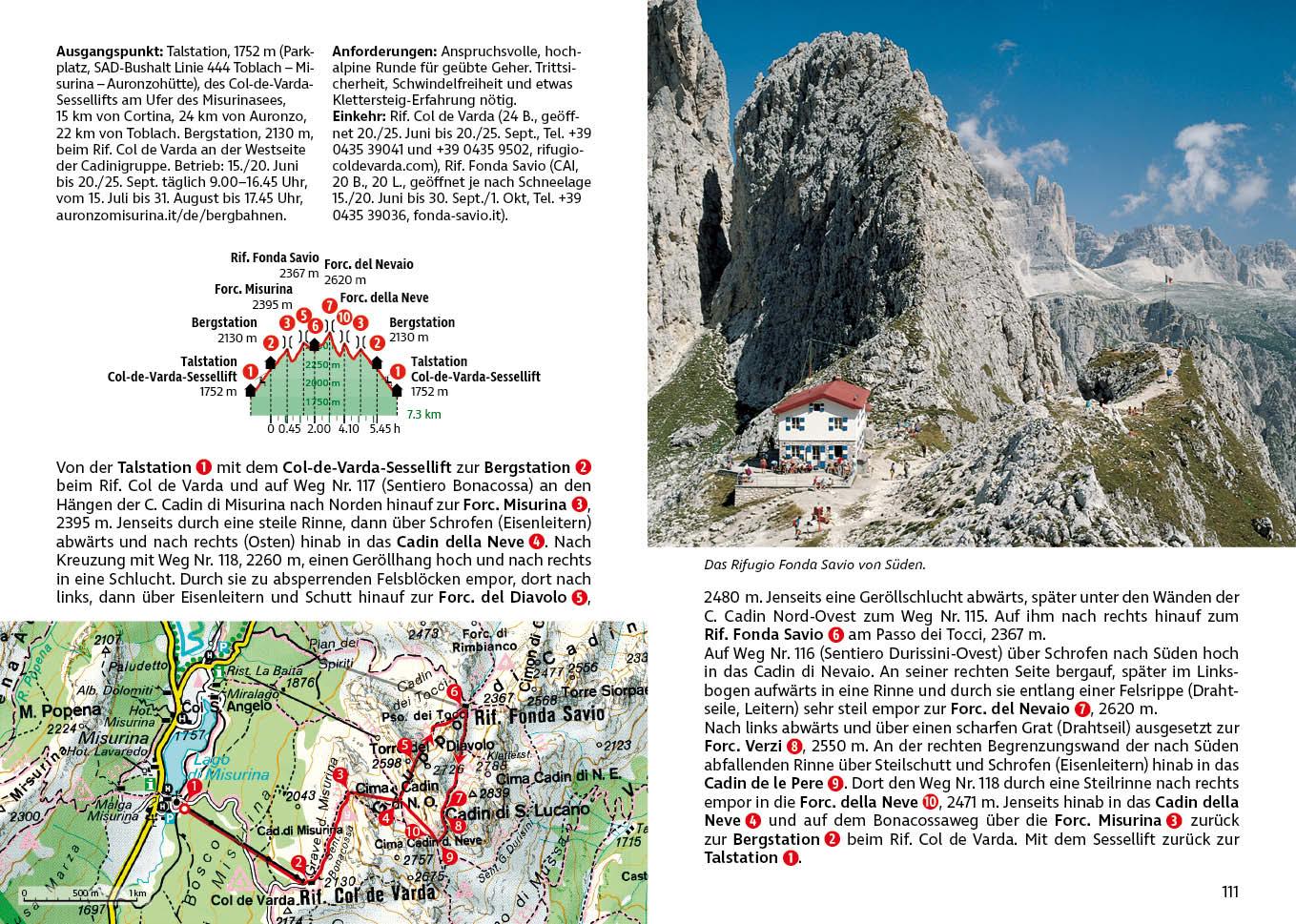Beispielinhalt (Bild) Dolomiten Band 6 - Cortina d'Ampezzo