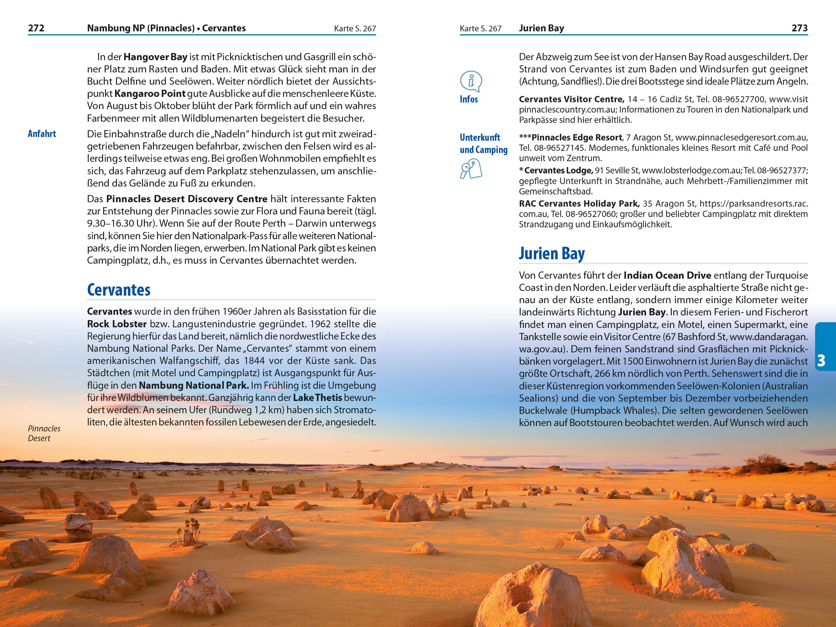 Beispielinhalt (Bild) Reise Know-How Reiseführer Australien - Westen und Zentrum
