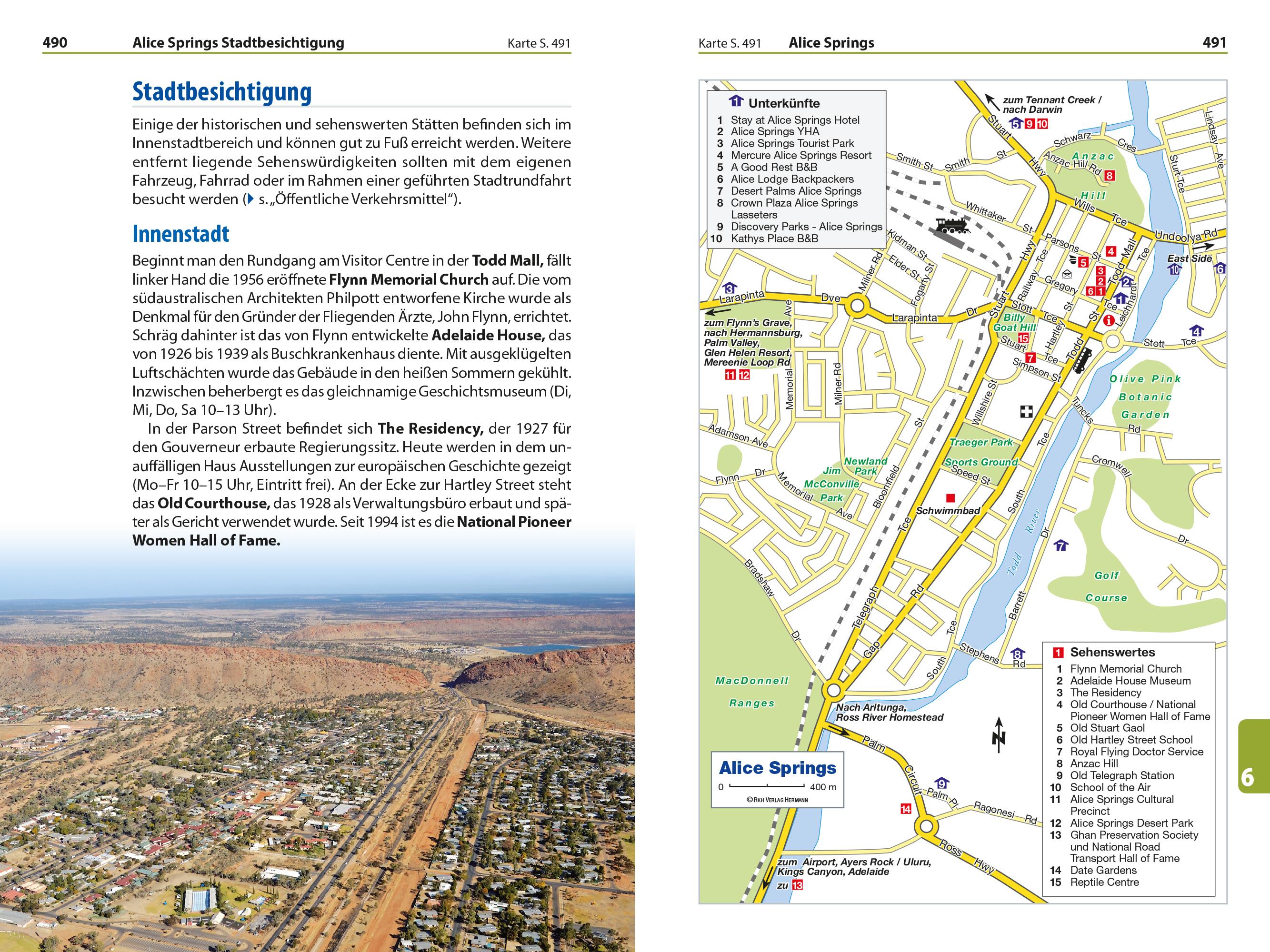 Beispielinhalt (Bild) Reise Know-How Reiseführer Australien - Westen und Zentrum