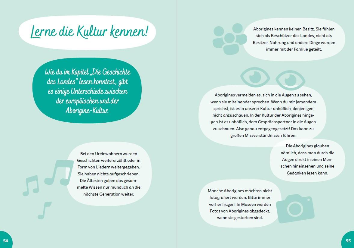 Beispielinhalt (Bild) Australien for kids