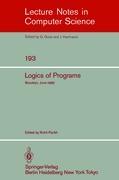 Vorderes Coverbild Logics of Programs