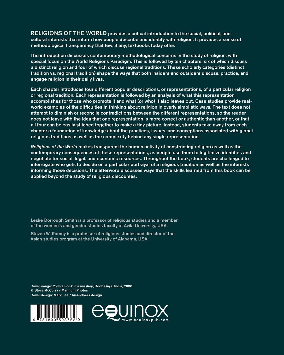 Rückseitencover Religions of the World