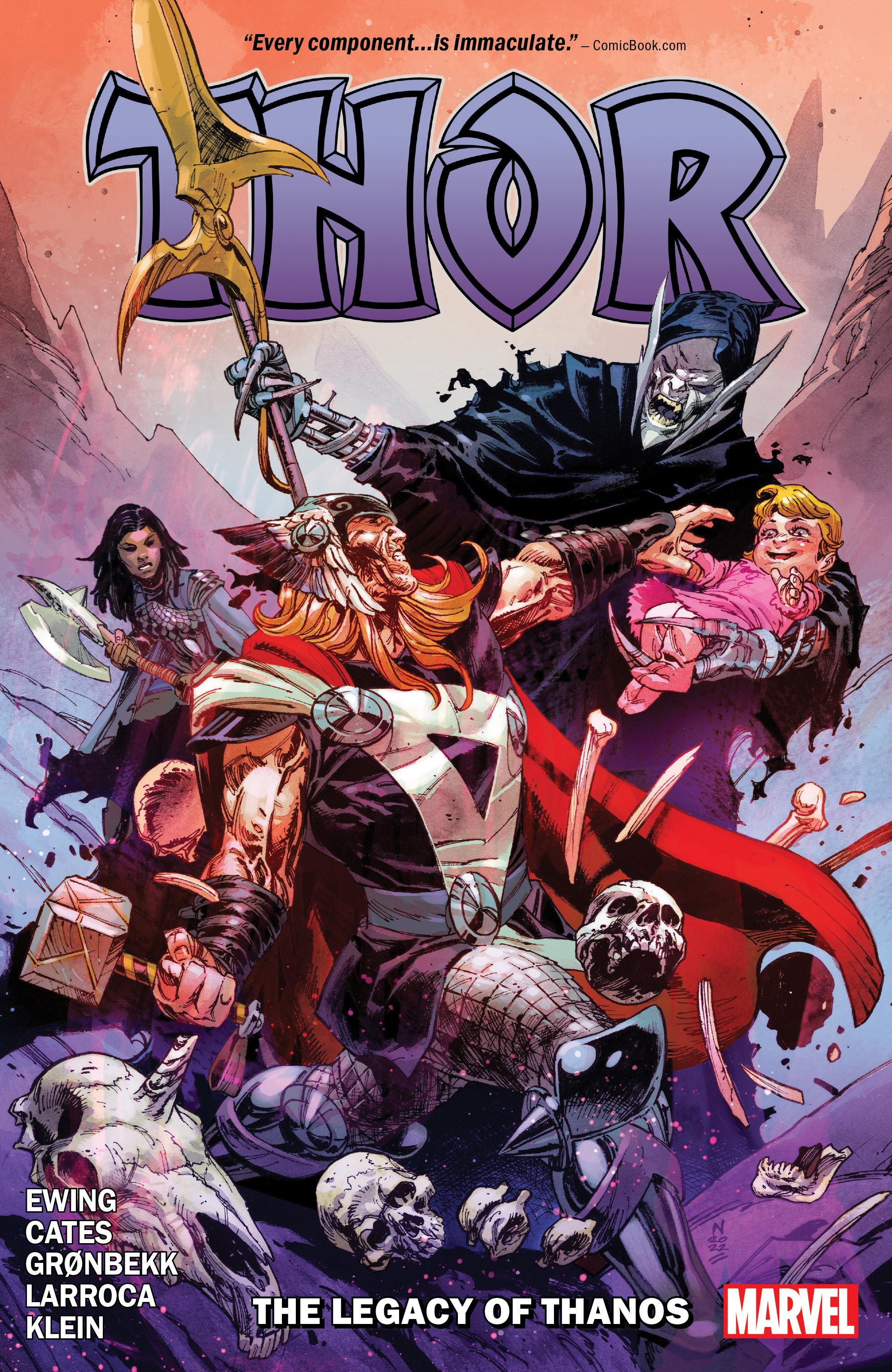 Vorderes Coverbild Thor by Donny Cates Vol. 5: The Legacy of Thanos