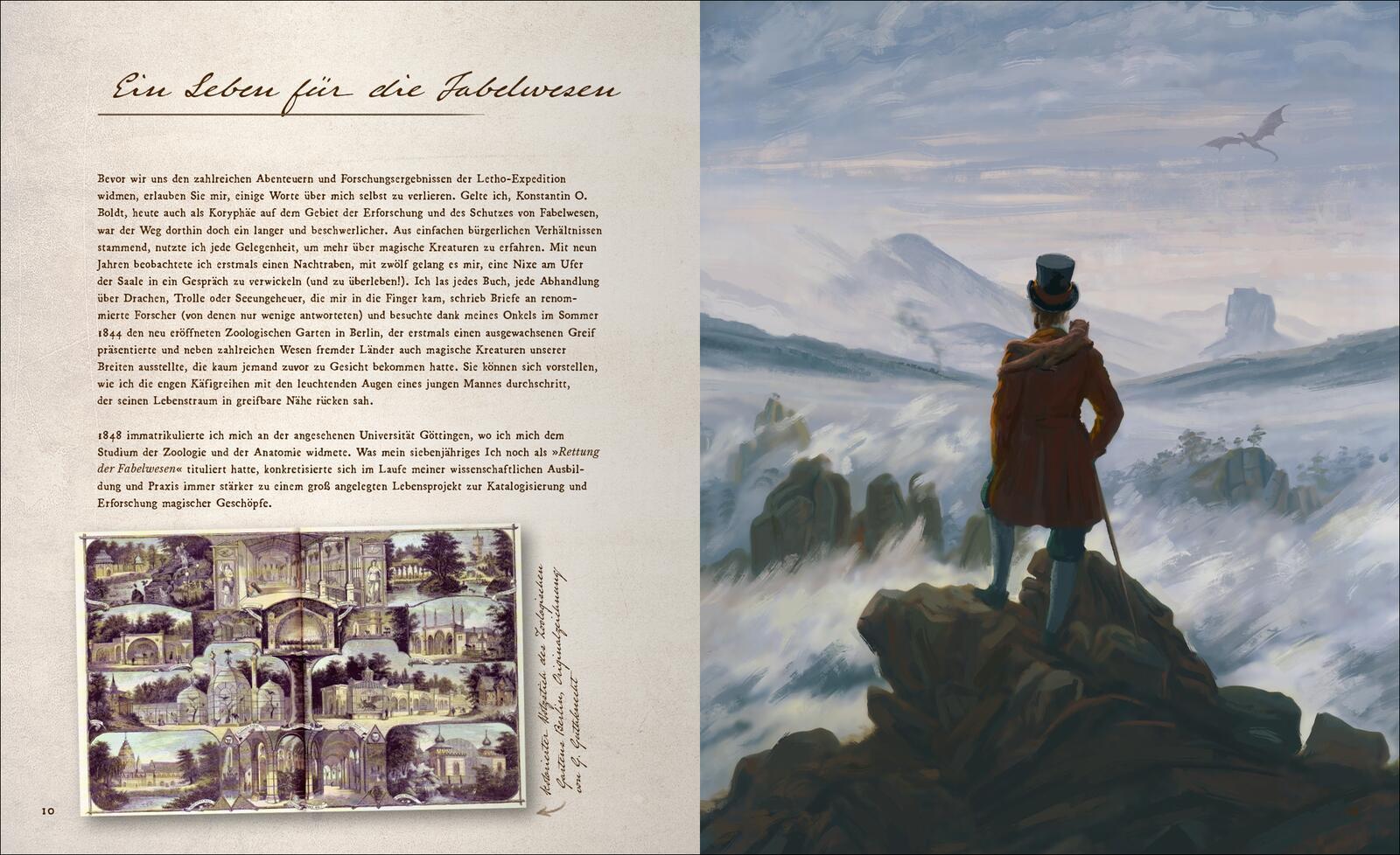 Beispielinhalt (Bild) Fast verschwundene Fabelwesen. Die sagenhafte Expedition des Konstantin O. Boldt