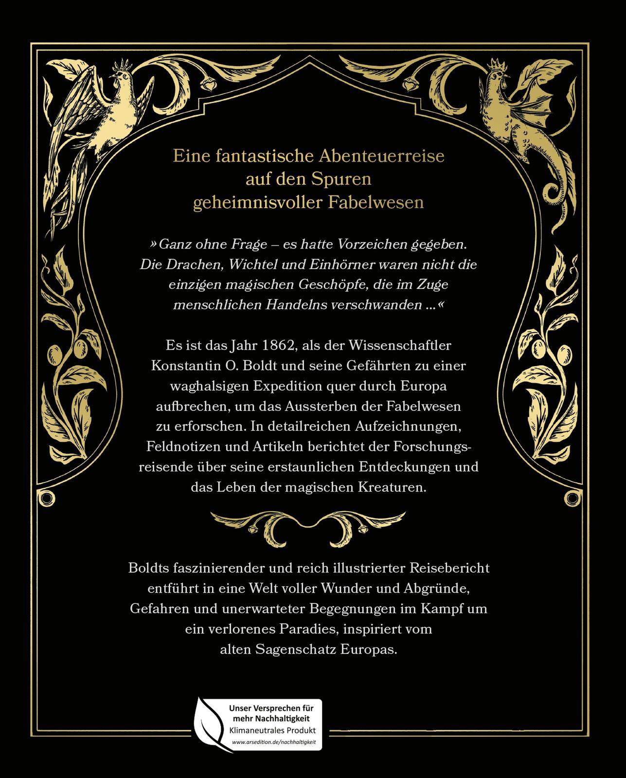 Rückseitencover Fast verschwundene Fabelwesen. Die sagenhafte Expedition des Konstantin O. Boldt