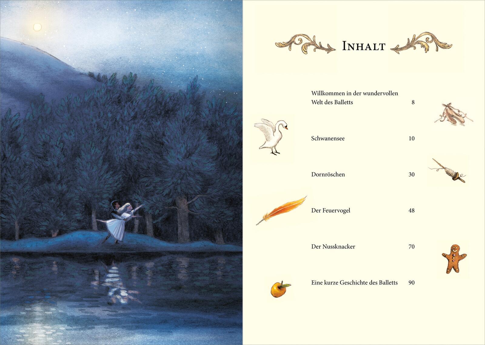 Beispielinhalt (Bild) Schwanensee und andere märchenhafte Ballettgeschichten