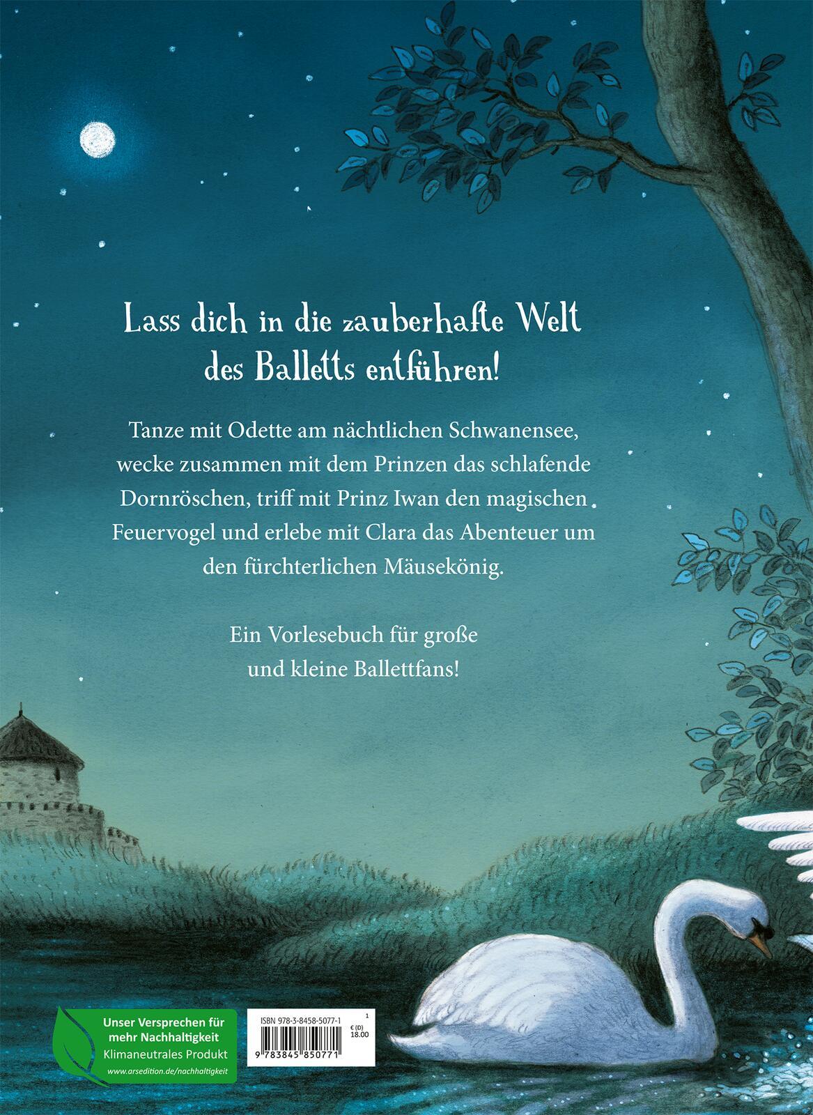 Rückseitencover Schwanensee und andere märchenhafte Ballettgeschichten