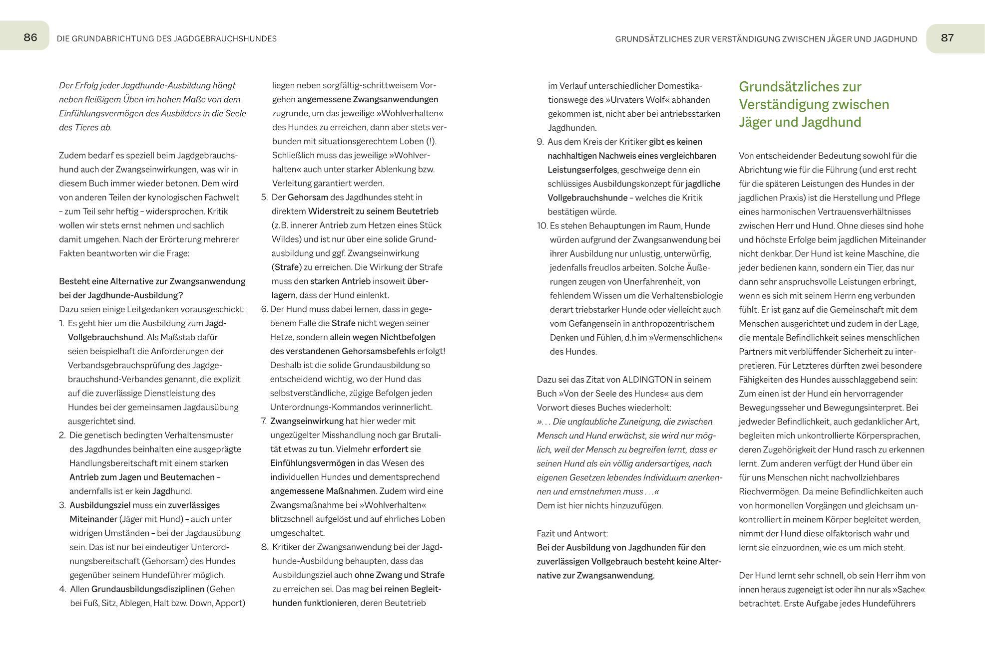 Beispielinhalt (Bild) Der Jagdgebrauchshund