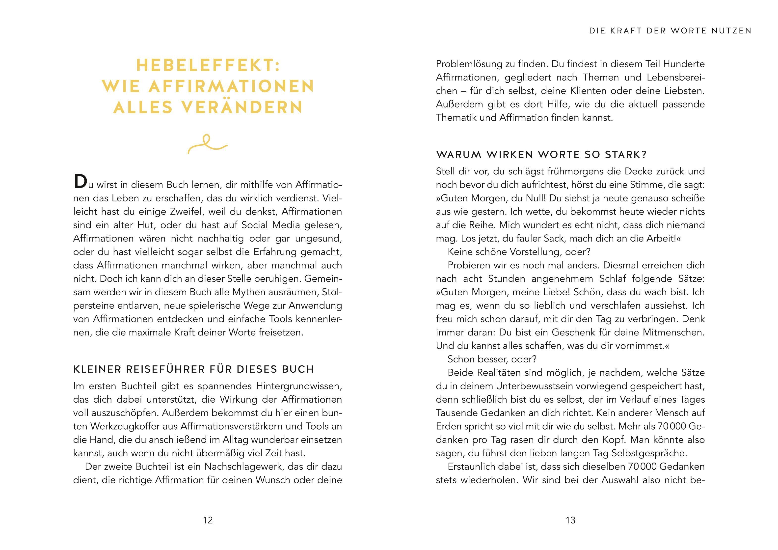 Beispielinhalt (Bild) Wenn ein Satz dein Leben verändert