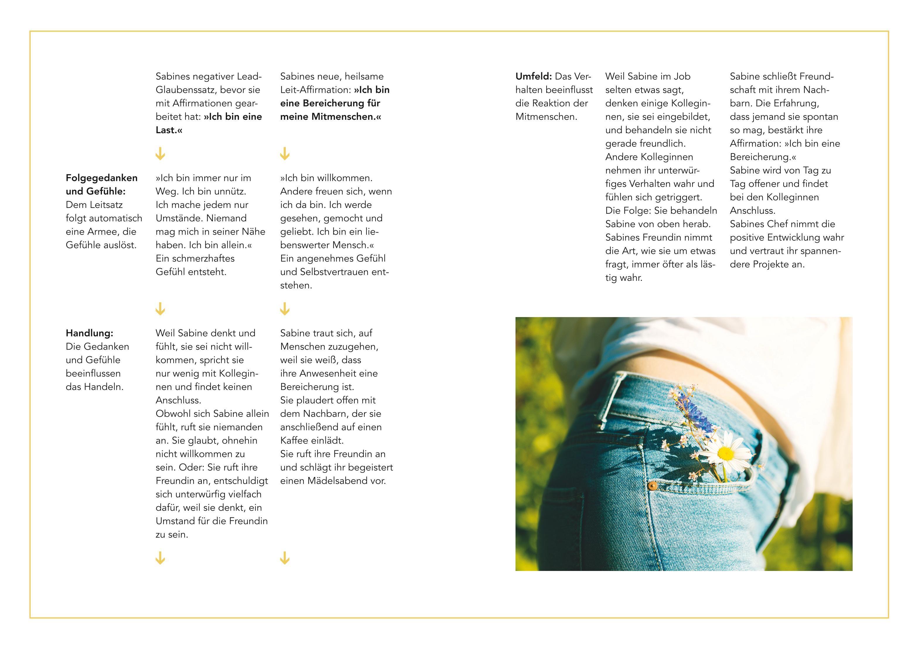 Beispielinhalt (Bild) Wenn ein Satz dein Leben verändert