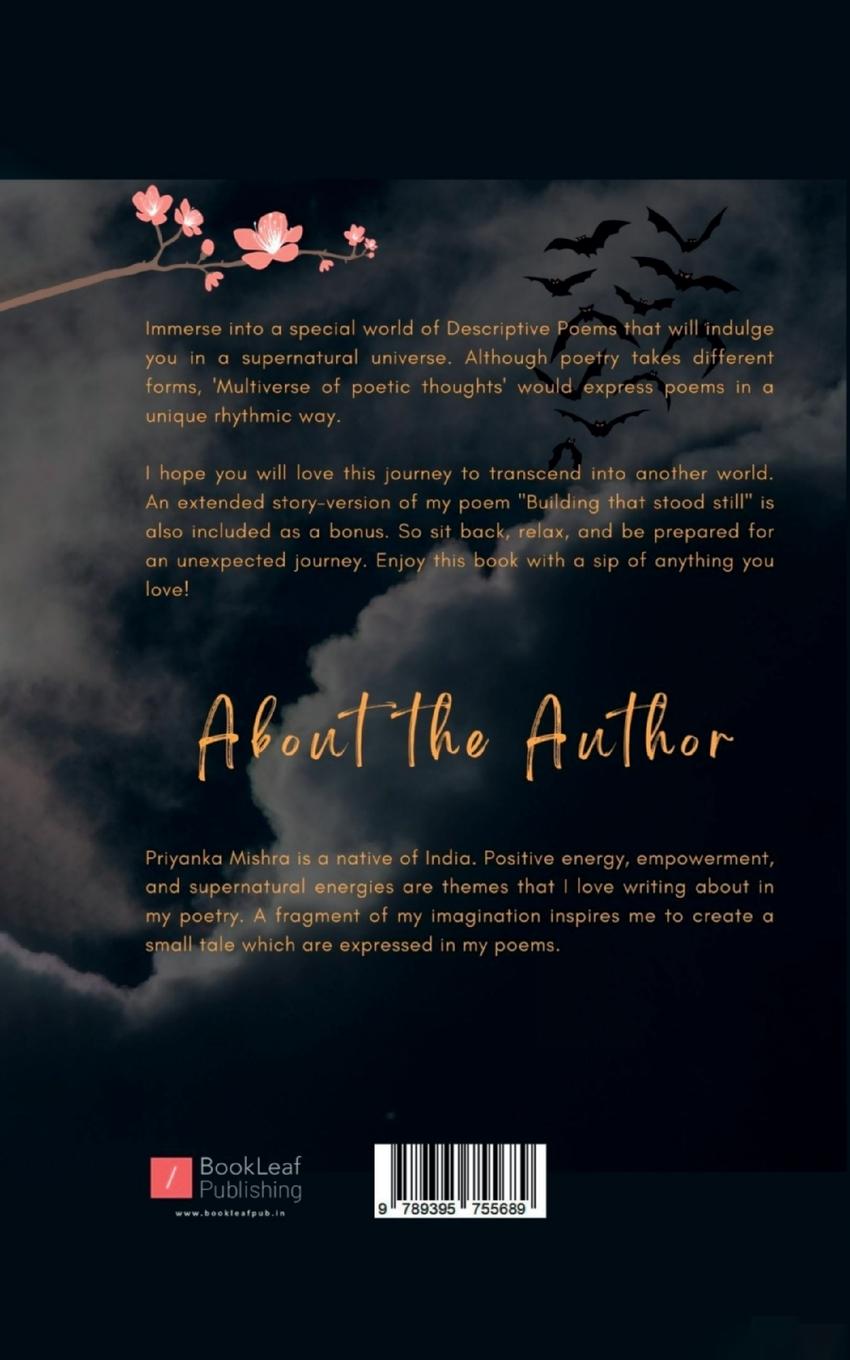 Rückseitencover Multiverse of poetic thoughts!