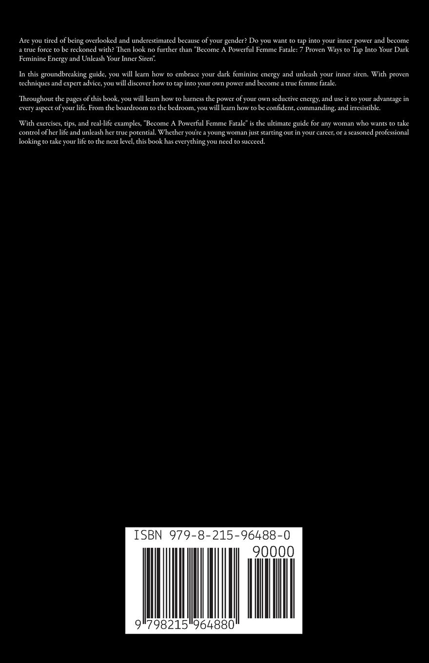 Rückseitencover Become A Powerful Femme Fatale