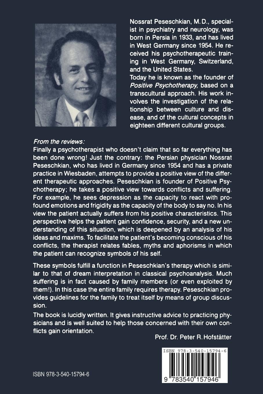 Rückseitencover Positive Psychotherapy