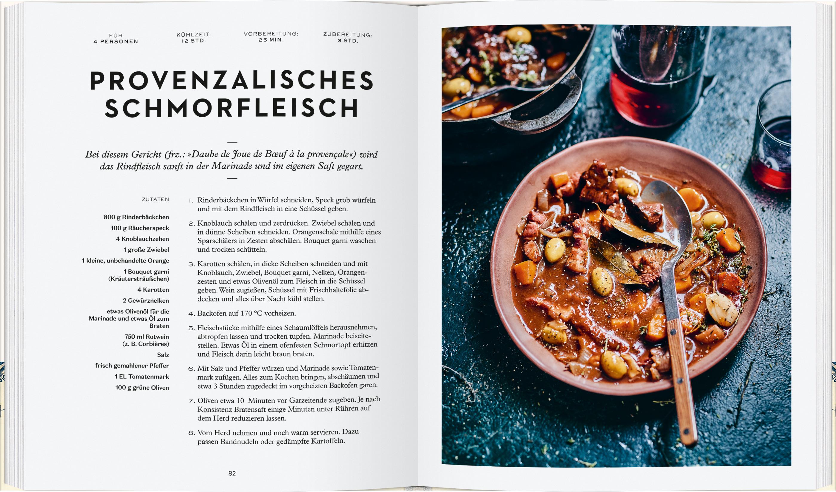 Beispielinhalt (Bild) Klassiker der französischen Küche
