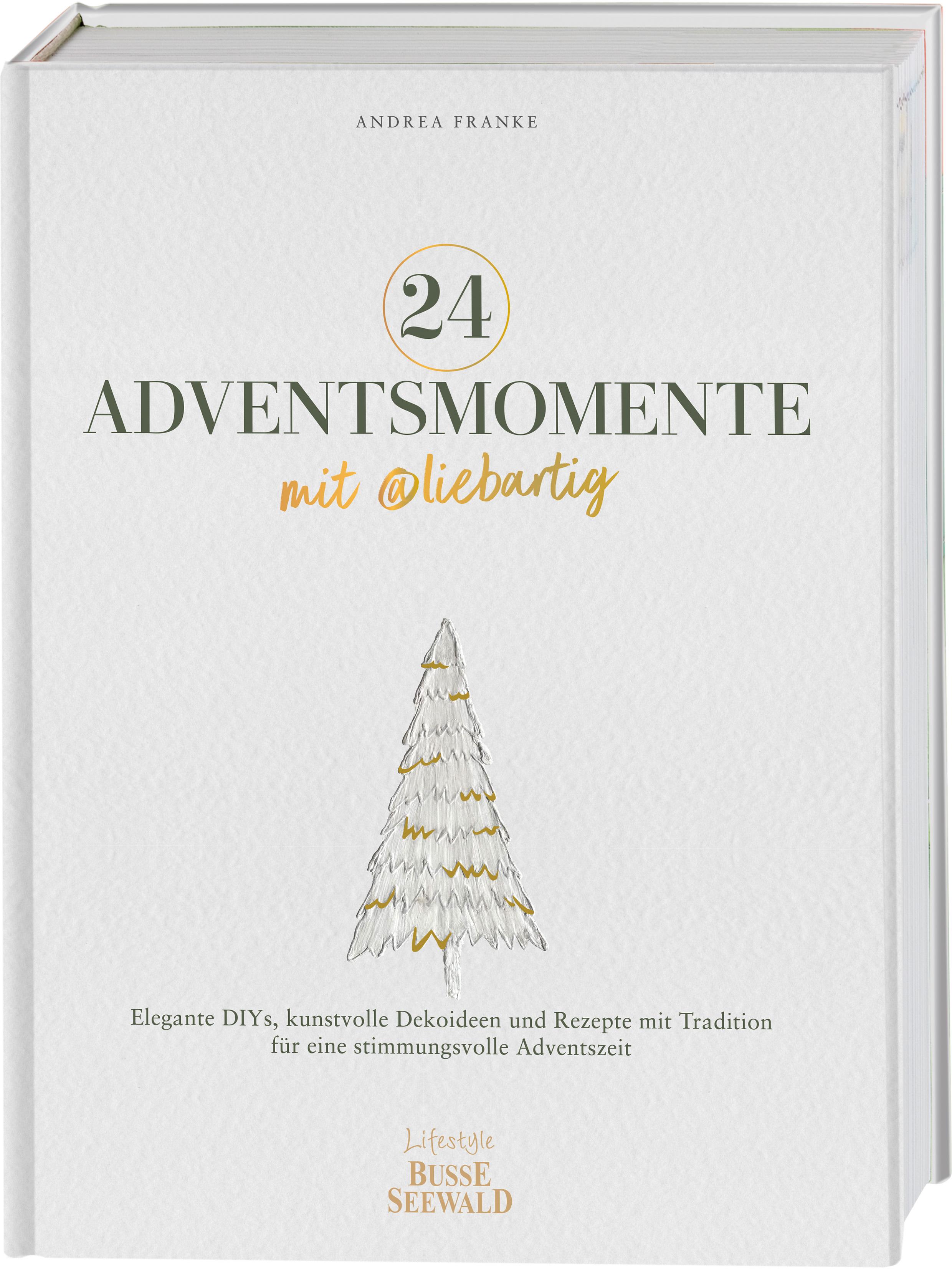 Vorderes Coverbild 24 Adventsmomente mit @liebartig